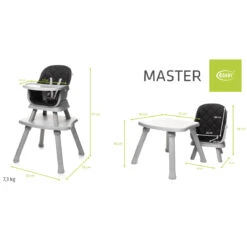 4Baby Master XXIII Black 6-in-1 Kinderstoel 31 4Baby Master XXIII Black 6-in-1 Kinderstoel -Goedkope Babywinkel 4baby master xxiii black 6 in 1 kinderstoel 15