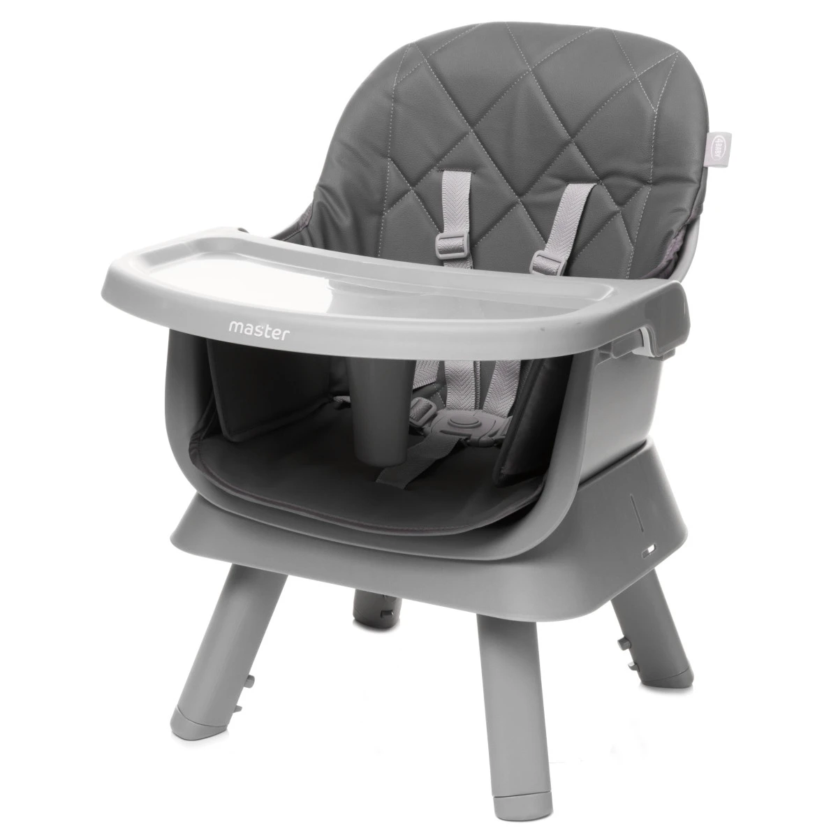 4Baby Master XXIII Grey 6-in-1 Kinderstoel 6 4Baby Master XXIII Grey 6-in-1 Kinderstoel - Afbeelding 4