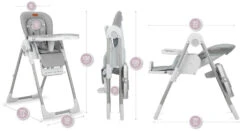 Momi Yumtis Light Grey Kinderstoel KRKA00002 -Goedkope Babywinkel Momi Yumtis Light Grey Kinderstoel KRKA00002 8