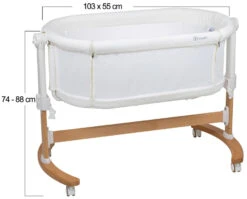 Babygo Amila Beige Creme Wieg Aan Bed 4151 -Goedkope Babywinkel babygo amila beige creme wieg aan bed 4151 5