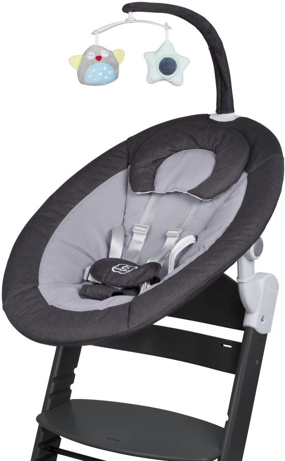 Babygo Homey Set Black Babyschommel En Kinderstoel 19013 5 Babygo Homey Set Black Babyschommel En Kinderstoel 19013 - Afbeelding 3