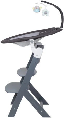 Babygo Homey Set Black/Grey Babyschommel En Kinderstoel 19012 -Goedkope Babywinkel babygo homey set dark greygrey babyschommel en kinderstoel 19012 5