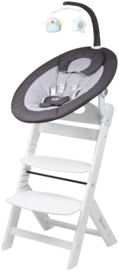 Babygo Homey Set Black/White Babyschommel En Kinderstoel 19014 30 Babygo Homey Set Black/White Babyschommel En Kinderstoel 19014 -Goedkope Babywinkel babygo homey set dark greywhite babyschommel en kinderstoel 19014 2