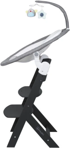 Babygo Homey Set Grey/Black Babyschommel En Kinderstoel 19023 -Goedkope Babywinkel babygo homey set greyblack babyschommel en kinderstoel 19023 4