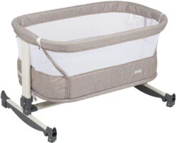 Babygo Vivaldi Beige Wieg Aan Bed 4652 -Goedkope Babywinkel babygo vivaldi beige wieg aan bed 4652 1