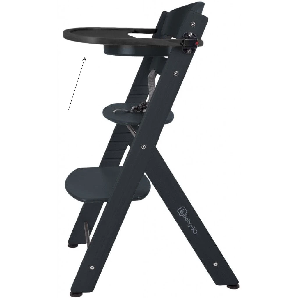 Babygo Zwart Tafelblad Voor Meegroei Kinderstoel 56003 5 Babygo Zwart Tafelblad Voor Meegroei Kinderstoel 56003 - Afbeelding 3