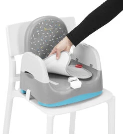 Badabulle Home & Go Grey Booster Stoelverhoger B009011 -Goedkope Babywinkel badabulle home go booster grey stoelverhoger b009011 5