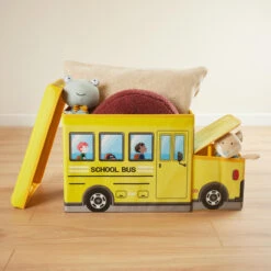 Bieco School Bus Opbergbox 04000506 -Goedkope Babywinkel bieco school bus opbergbox 04000506 5