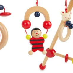 Bieco Toys My First Gym Red Houten Babygym 23000004 -Goedkope Babywinkel bieco toys my first gym red houten babygym 23000004 5