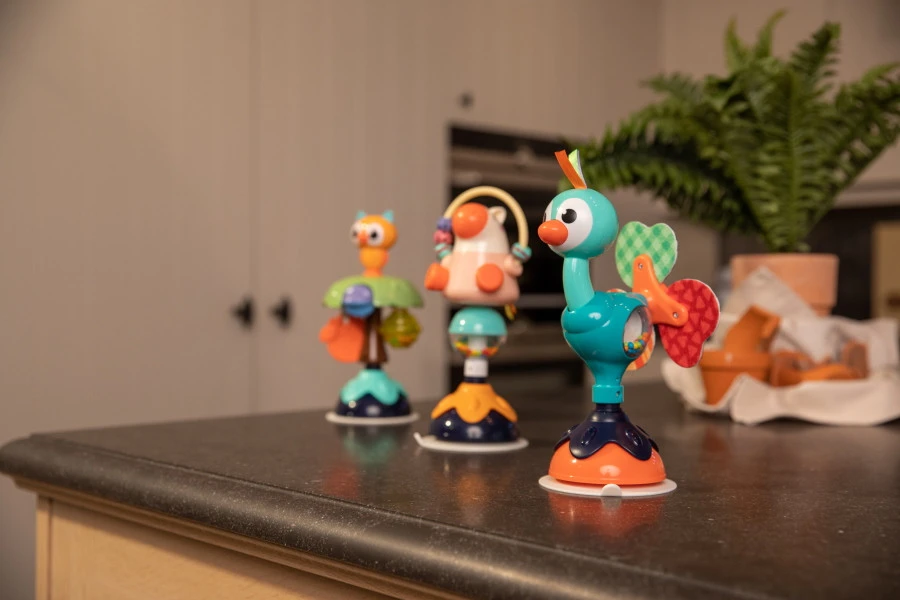 Bo Jungle B-Suction Toy Cute Peacock Kinderstoel Speelgoed B910820 7 Bo Jungle B-Suction Toy Cute Peacock Kinderstoel Speelgoed B910820 - Afbeelding 5