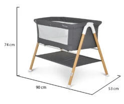 Cangaroo Kalinihta Wooden Graphite Wieg -Goedkope Babywinkel cangaroo kalinihta wooden graphite wieg 7