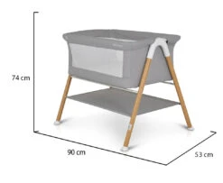 Cangaroo Kalinihta Wooden Grey Wieg -Goedkope Babywinkel cangaroo kalinihta wooden grey wieg 7