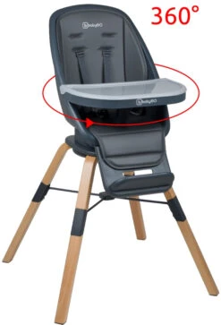 Babygo Carou 360º Grey Kinderstoel 5751 -Goedkope Babywinkel carou babygo 360 grey