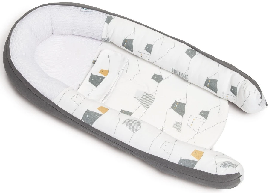 Doomoo Cocoon Bear Grey Babynest CO 03 5 Doomoo Cocoon Bear Grey Babynest CO 03 - Afbeelding 3