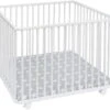 Amal II Hugo Wit 75 X 100 Cm Inklapbare Box 167-196-30 -Goedkope Babywinkel hugo wit box