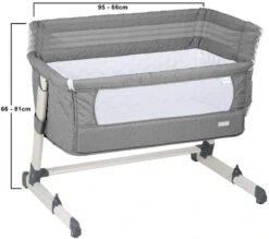 Babygo Together Grey Wieg Aan Bed 4601 -Goedkope Babywinkel i no460 1 together heigths