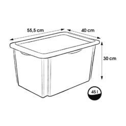 Keeeper Bambi Wit 45L Opbergbox 1223900126600 -Goedkope Babywinkel keeeper bambi wit 45l opbergbox 1223900126600 5