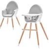 Kinderkraft Fini Grey 2-in-1 Kinderstoel KKKFINIGRY0000