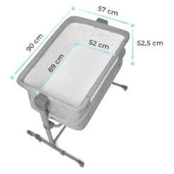 Kinderkraft Neste Up Beige Wieg Aan Bed KKLNESTBEG000N 24 Kinderkraft Neste Up Beige Wieg Aan Bed KKLNESTBEG000N -Goedkope Babywinkel kinderkraft neste up grey light melange wieg aan bed kklnestgry000n 8 1