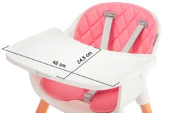 Kinderkraft Sienna Pink 2-in-1 Kinderstoel KKKSIENPNK0000 -Goedkope Babywinkel kinderkraft sienna pink kinderstoel kkksienpnk0000 11