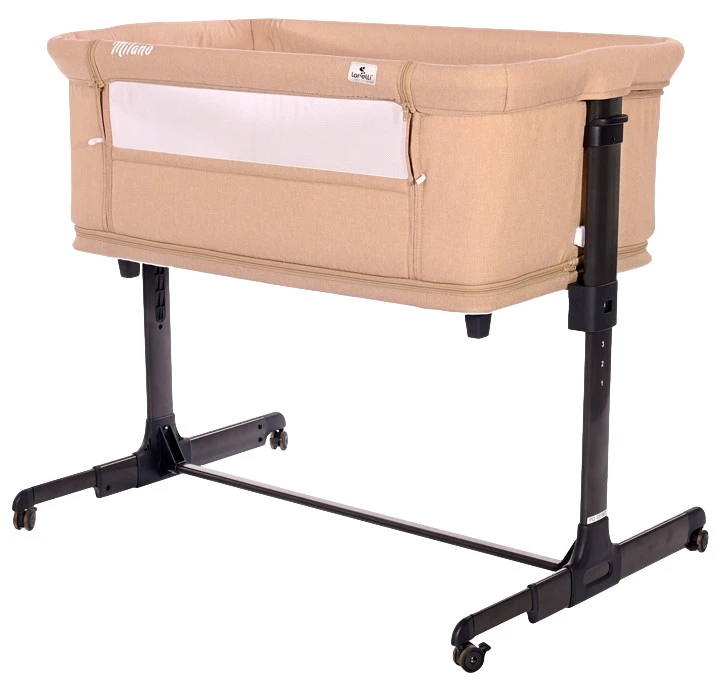 Lorelli Milano Beige 2-in-1 Wieg Aan Bed 1008044-0002 3 Lorelli Milano Beige 2-in-1 Wieg Aan Bed 1008044-0002