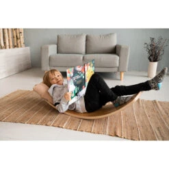 Luna Toys Beige Kussen Voor Balansbord LU-00582 -Goedkope Babywinkel luna toys beige kussen voor balansbord 4