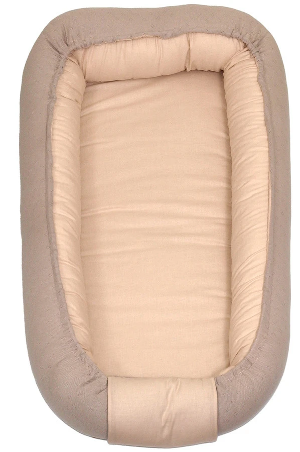 MamaLoes Amy Ajour Nougat Omkeerbaar XXL Babynest 85391 4 MamaLoes Amy Ajour Nougat Omkeerbaar XXL Babynest 85391 - Afbeelding 2