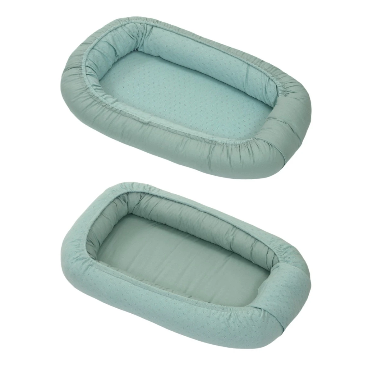 MamaLoes Amy Ajour Stonegreen Omkeerbaar Babynest 84261 4 MamaLoes Amy Ajour Stonegreen Omkeerbaar Babynest 84261 - Afbeelding 2