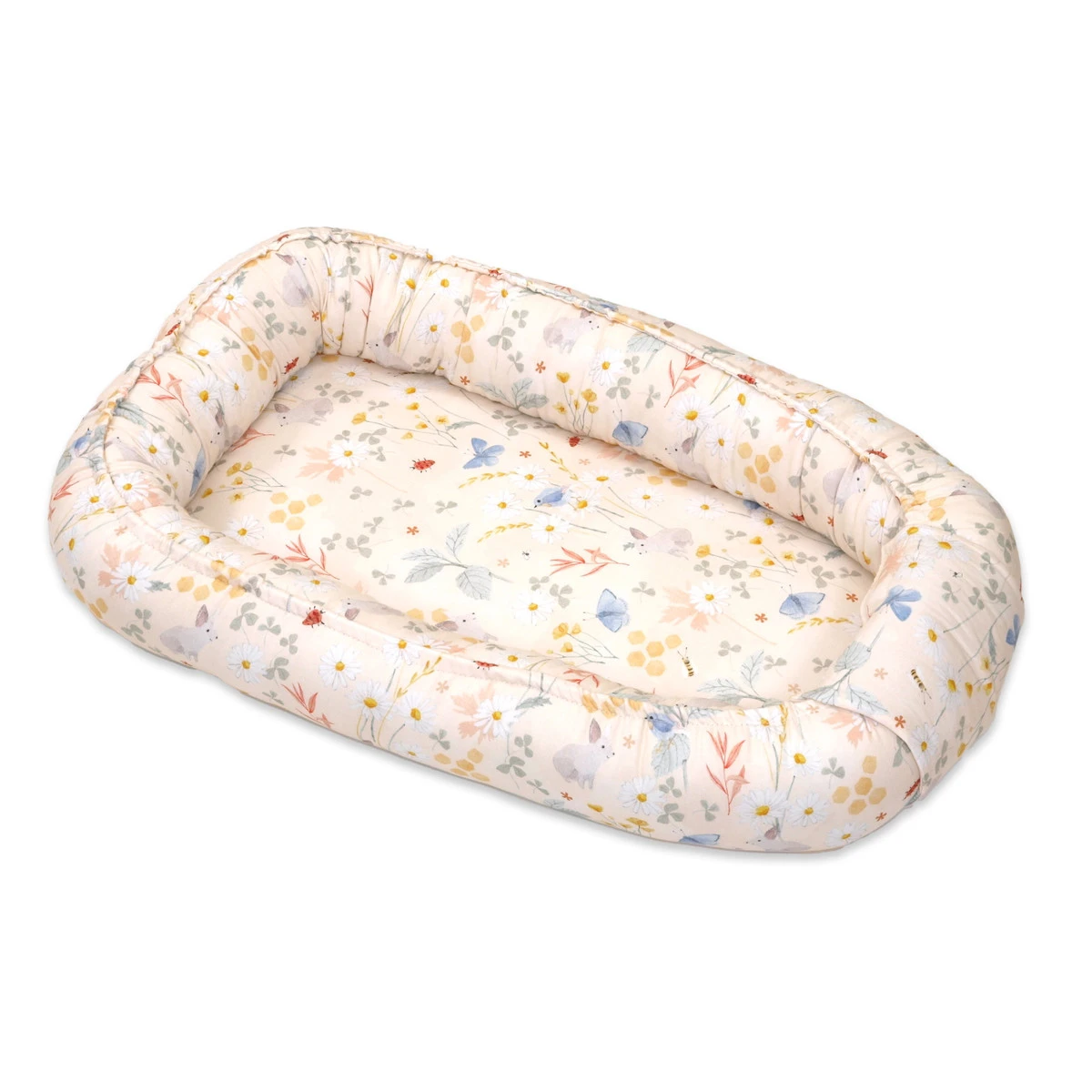 MamaLoes Amy Nature Meadow Beige Babynest 84255 4 MamaLoes Amy Nature Meadow Beige Babynest 84255 - Afbeelding 2