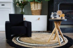 Ding Jamie Velvet Zwart Kinderfauteuil DI-34203 24 Ding Jamie Velvet Zwart Kinderfauteuil DI-34203 -Goedkope Babywinkel mamaloes ding jamie 12 4