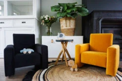 Ding Jamie Velvet Okergeel Kinderfauteuil DI-34201 -Goedkope Babywinkel mamaloes ding jamie 14