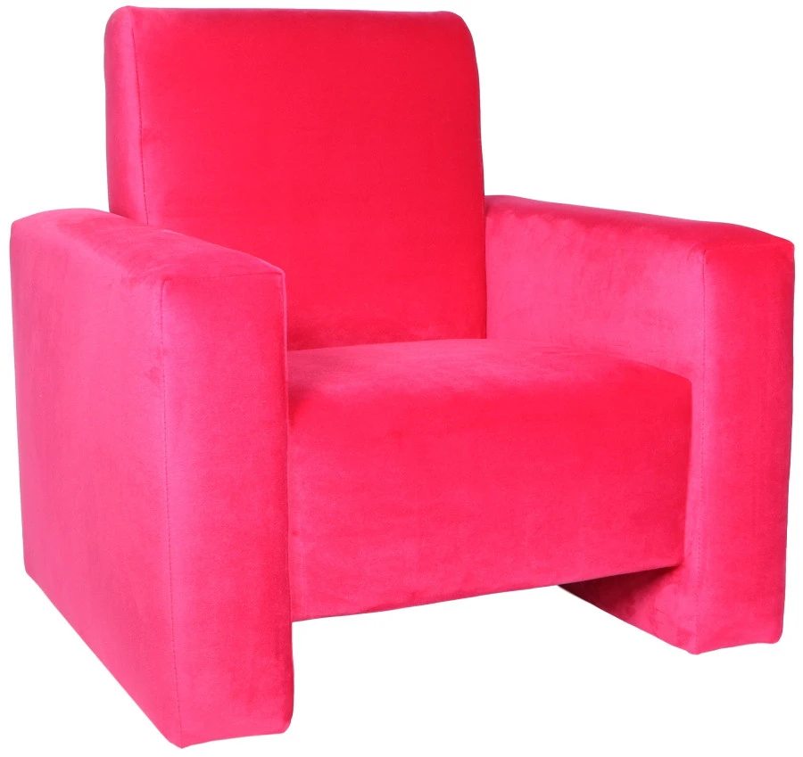 Ding Jamie Velvet Roze Kinderfauteuil DI-34206 4 Ding Jamie Velvet Roze Kinderfauteuil DI-34206 - Afbeelding 2