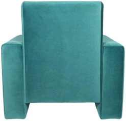 Ding Jamie Velvet Petrol Kinderfauteuil DI-34205 -Goedkope Babywinkel mamaloes kinderfauteuil velvet turquoise 03k