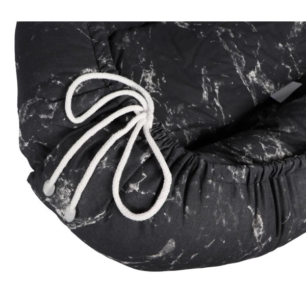 MamaLoes Marmer Zwart Babynest 5 MamaLoes Marmer Zwart Babynest - Afbeelding 3