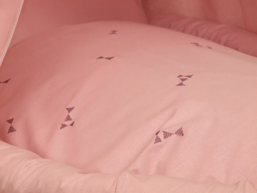 MamaLoes Pure Roze Deluxe Wit Baby Wiegje 80634 5 MamaLoes Pure Roze Deluxe Wit Baby Wiegje 80634 - Afbeelding 3