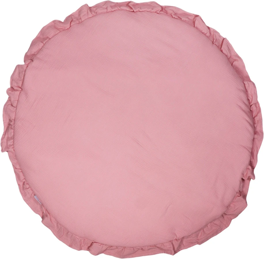 MamaLoes Soft Cotton Ruffle Licht Roze 90 Cm Rond Boxkleed ML020245 3 MamaLoes Soft Cotton Ruffle Licht Roze 90 Cm Rond Boxkleed ML020245