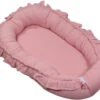 MamaLoes Soft Cotton Ruffle Licht Roze Babynest ML020113 -Goedkope Babywinkel mamaloes soft cotton ruffle licht roze babynest ml020113 0