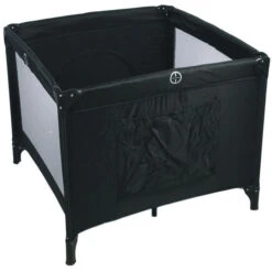 Ding Deluxe Black Inklapbare Box Incl. Bodemverhoger -Goedkope Babywinkel mamaloesboxzijvakzwart 4 1