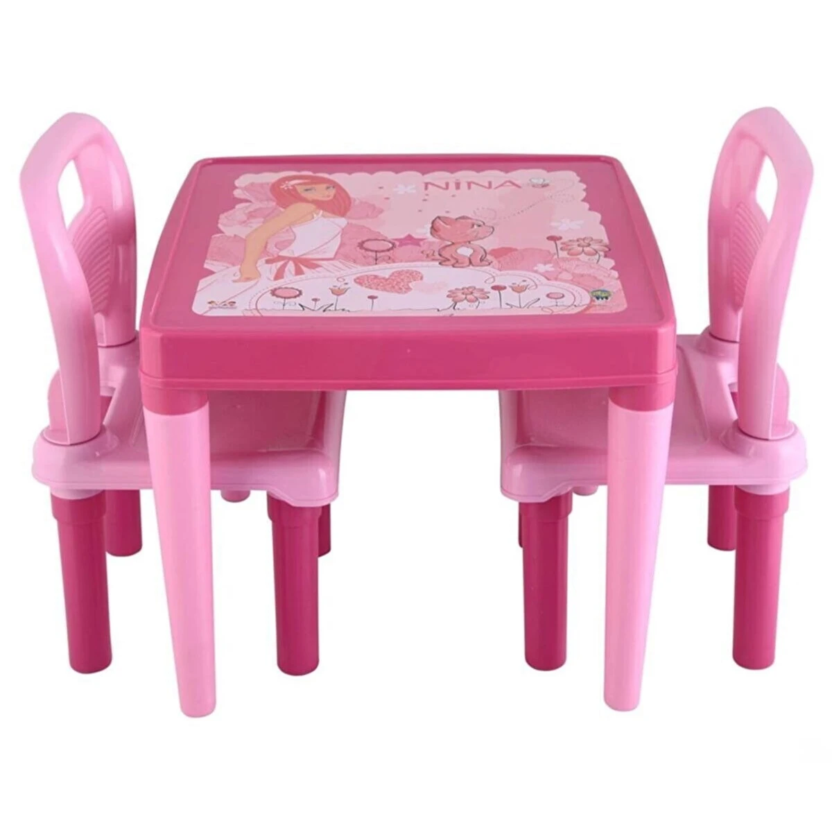 Pilsan Hobby Play Roze Tafel Met Stoeltjes 03 414 3 Pilsan Hobby Play Roze Tafel Met Stoeltjes 03 414