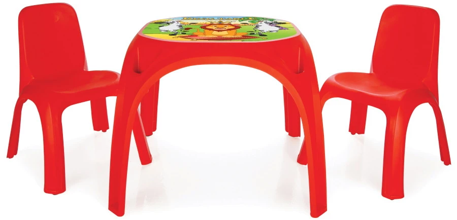 Pilsan King Rood Tafel Met Stoeltjes 03 422 3 Pilsan King Rood Tafel Met Stoeltjes 03 422