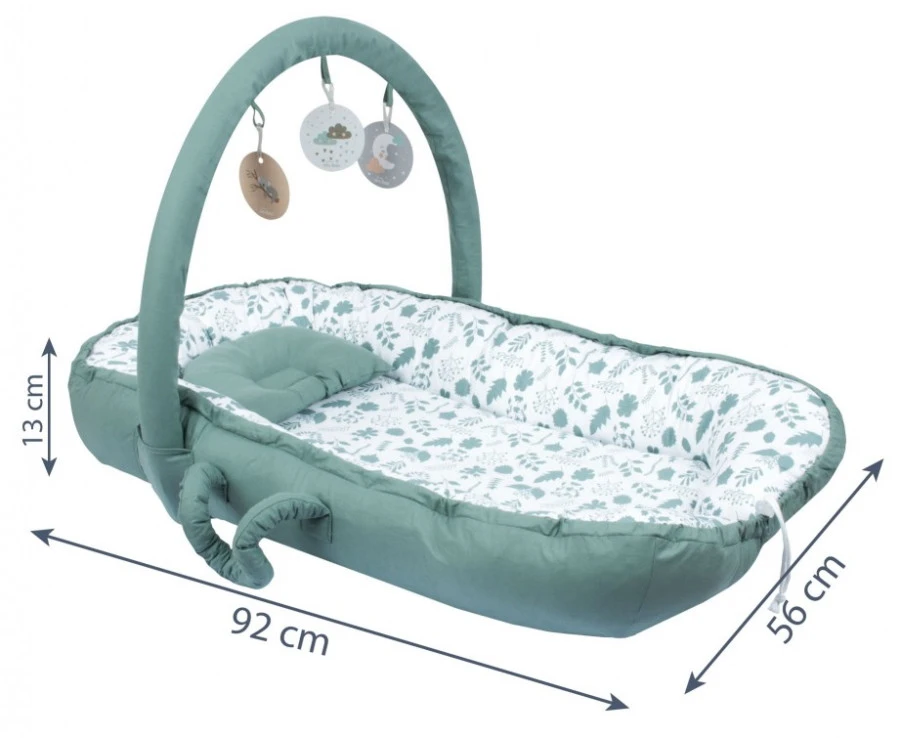 Sevibaby Green Multifunctioneel Draagbaar Babynest 276-92 8 Sevibaby Green Multifunctioneel Draagbaar Babynest 276-92 - Afbeelding 6