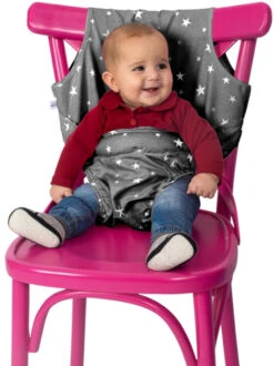 Sevibaby Grijs Textiel Travel Chair 152-13 8 Sevibaby Grijs Textiel Travel Chair 152-13 -Goedkope Babywinkel sevibaby grijstextiel stoelverhoger 152 13 1