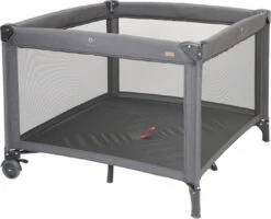 Topmark Parker Zwart Melange Inklapbare Box En Reisbed Incl. Bodemverhoger T7039.BLACK