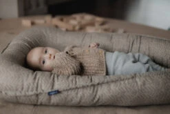 Zaffiro Beige Leaves Babynest 0978 -Goedkope Babywinkel zaffiro beige leaves babynest 0978 1