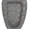 Zaffiro Organic Grey Katoen Babynest